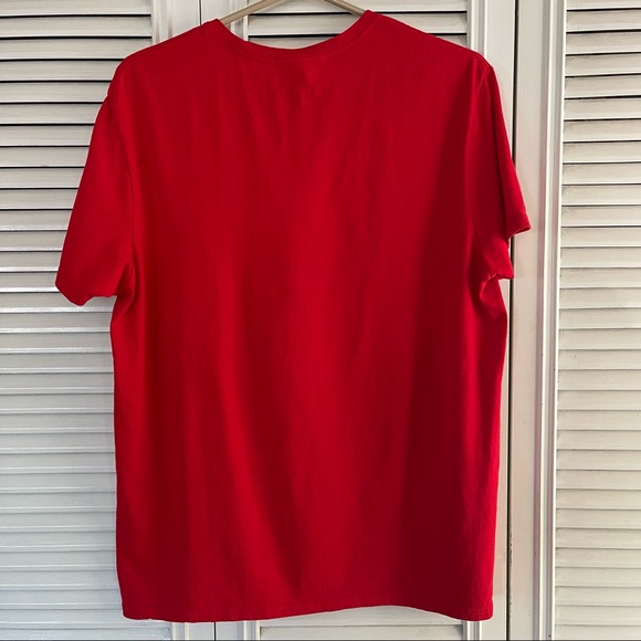Disney Stitch HO HO Crew Neck Red shirt - Picture 2 of 11